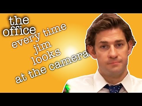 Every Time Jim Looks At The Camera - The Office US