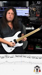 Michael Romeo - Fear The Unknown solo Transcription #guitar #solo #transcription #Lesson #Neoclassic #Metal | Long Gilbert