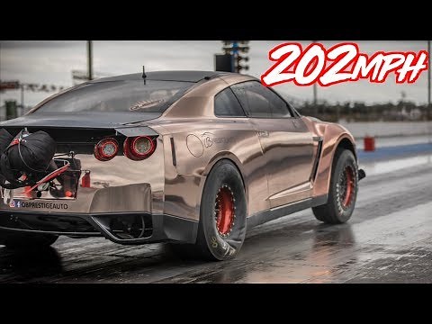 202mph in 7 Seconds! - 3000+HP Alpha Queen GTR