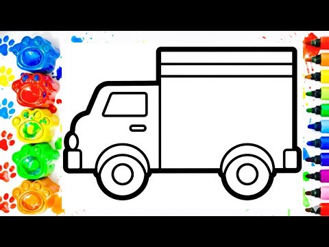 How to Draw a Simple Truck | Easy Step by Step