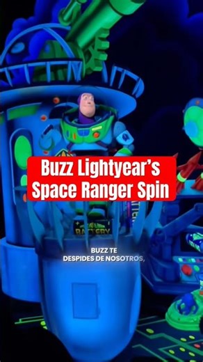 😱Check out the intergalactic fun! 🚀🪐 #buzzlightyear #magickingdom
