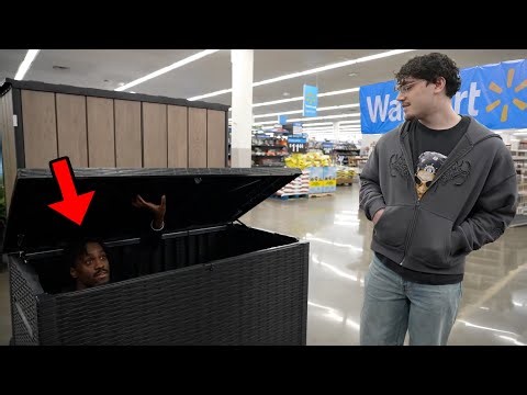 Hiding In The Biggest Walmart In America!