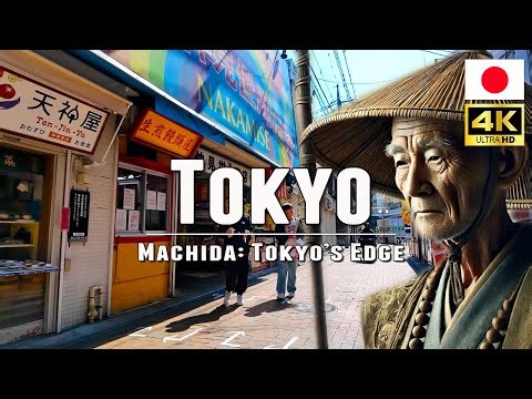 Japan Walk in Machida, Tokyo - The Strangest Station Town in Tokyo? | Walking Tour 【4K UHD】