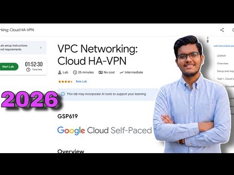 VPC Networking: Cloud HA-VPN Lab Solution | Google Cloud Skills Boost 2026