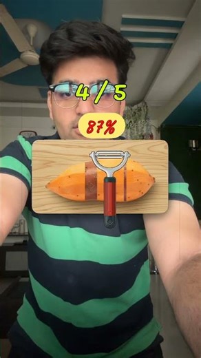 Grate the sweat potatoe in 5 chances to win filter game