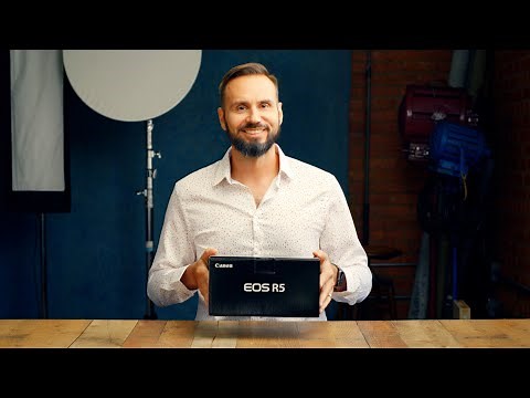 Unboxing the Canon EOS R5