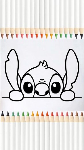 How to Draw Stitch Step by Step – Lilo & Stitch ✏️