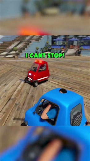 Robbing Police of Cheap Three Wheel Car