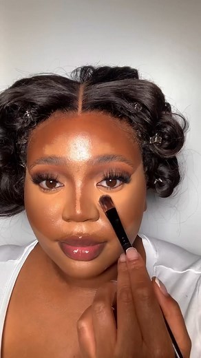 Glam Makeup Tutorial for Black Girls: Highlighting & Contouring