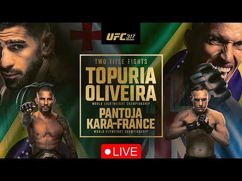 🔴UFC 317 LIVE: ILIA TOPURIA VS CHARLES OLIVEIRA FULL UFC FIGHT LIVE WATCHALONG WITH MMA DOST