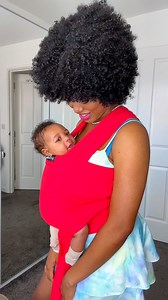 3.2M views · 107K reactions | A lot have asked to see how carried my two weeks old baby with this wrap ☺️ | Hair Tutorials & Lifestyle | Facebook