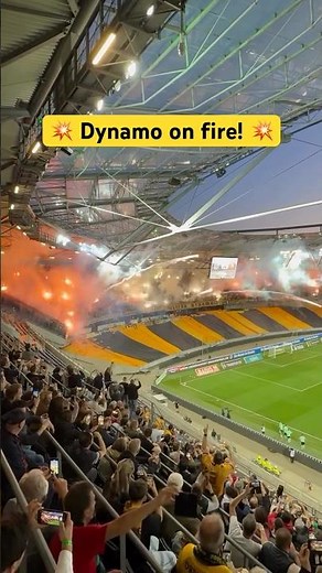 ⚫️🟡💥 Dynamo Pyro Show! Hannover 96 II - Dynamo Dresden 2:3 #dynamodresden #sgd1953 #3liga #pyro