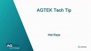 💡 Tech Tip – Hot keys Hotkeys can help you streamline and speed up your use of AGTEK. In this quick tech tip you will see the hotkeys most commonly used. #construction #civilengineering #dirtsimple | AGTEK Development