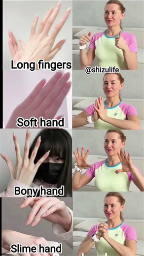 Slime Hand vs Long Finger Hand vs Bony Hand vs Soft Hand | Hand Types Explained🔹