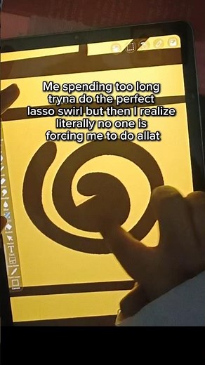 The perfect lasso swirl #lassotool #lassoart #ibispaintx #drawing #artmeme