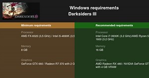 Darksiders III System Requirements — Can I Run Darksiders III on My PC?