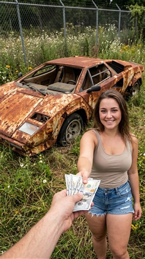 I Bought a Rusted 1985 Lamborghini Countach for Cash in a Field #lamborghini #bugatti #ferrari #cars