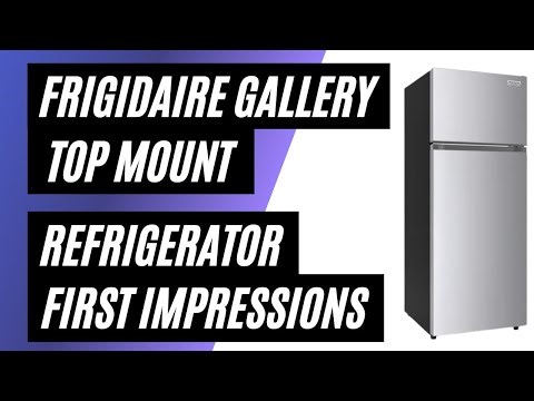 Frigidaire Gallery 7.5 cu ft Top Mount Refrigerator Review | Perfect for Small Spaces
