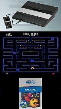 Pac-Man (1982) 👻 Atari 5200 | O devorador de fantasmas chegou ao Atari! #shorts
