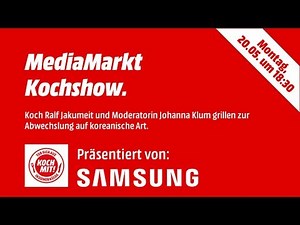 Koreanisches BBQ mit Johanna Klum | MediaMarkt Kochshow