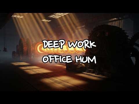 🏭 Steady Background Noise for Focus | Industrial Machine Hum for Office, Work & Productivity