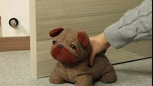 SWISSELITE Cute Decorative Door Stopper for Home and Office Compact Animals Weighted Décor Door Stopper with Soft Fabric