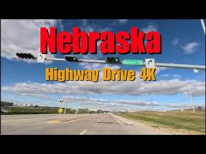 Drive Tour 4K | Fall Road Trip Through Nebraska | Springfield to Bennington Drive | 2025
