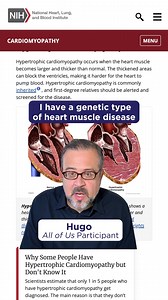 "I joined the All of Us Research Program because I believe that health care should be as unique as each one of us, and I want to be part of it." Hugo is sharing his health information with All of Us to help researchers better understand his heart muscle disease and diseases like it. Learn how you can contribute to the future of health at https://allof-us.org/42rUg8w | All of Us Research