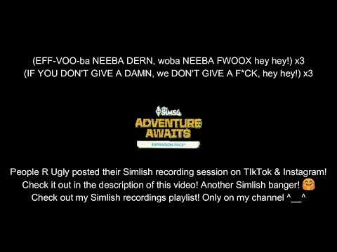 BETTER by People R Ugly (Simlish Lyrics & English Lyrics)