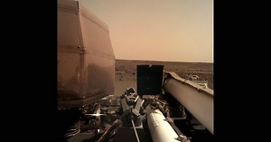 InSight Mars lander sends back selfie after fiery landing