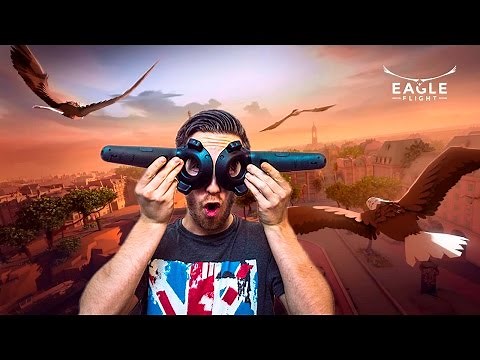 FLY LIKE A BIRD IN VR! | Eagle Flight - HTC Vive Gameplay