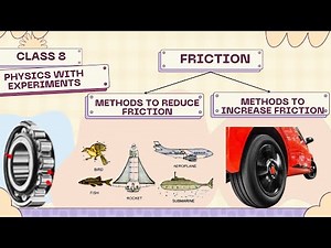 Class 8 | Friction | part 5 | Methods to reduce and increase friction | NCERT Class 8 Science