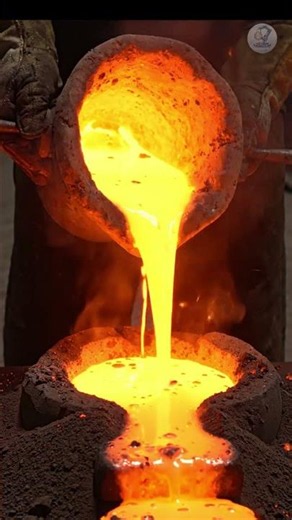 Amazing Close Up Inside a 1,000°C Bronze Statue Foundry