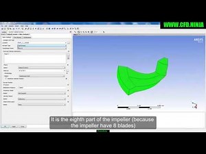 ✅ ANSYS CFX - Centrifugal Pump - Rotational Periodicity - PART 1