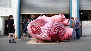 Blue Whale Heart - 1:1 Scale Interactive Installation