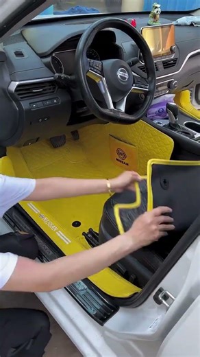 Luxury Leather Car Floor Mats.