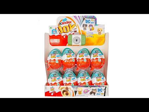 Kinder Joy Dc Funko pop FULL BOX FULL TOYS UNBOXING BOOBOOTV
