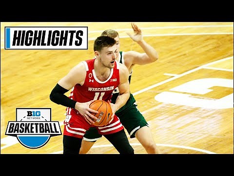 Wisconsin at Michigan State | Trice Drops 29 in Badger Win | Dec. 25, 2020 | Highlights