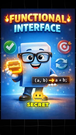 Why Java Lambdas Work Only with Functional Interfaces #java #lambda #functionalinterface #shorts