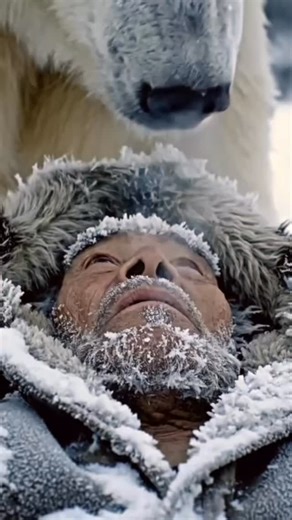 Polar Bear Sniffs a Man #polarbear #wildlife #fear | Tattoo Worthy Adventures