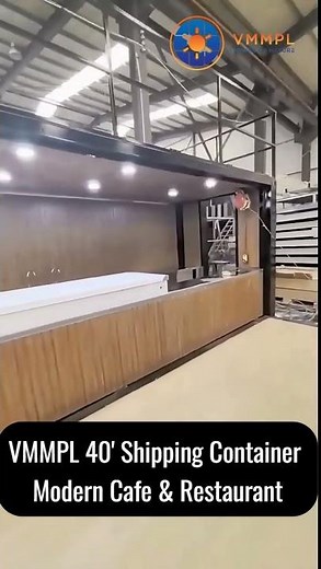 VMMPL Shipping Container Restaurant Cafe with Kitchen | Modular Commercial Kitchen | 9818388747