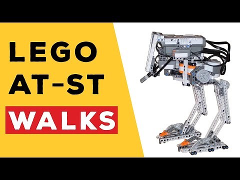LEGO Star Wars AT-ST really walks! (LEGO MINDSTORMS NXT)