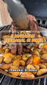 5 Makanan Termahal di Dunia! Nomor 1 Bikin Geleng Kepala #shorts #pengetahuan