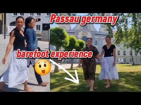 BAREFOOT IN THE CITY OF PASSAU GERMANY / WALKING TOUR