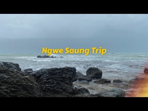 🌧️ Rainy Season Journey to Ngwe Saung Beach | Relaxing Scenery & Lofi Piano