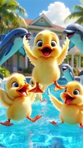 Adorable ducklings dancing compilation 🤗 #cute #ducklingspro #cuteratdance #cuterats #dudidam #ai
