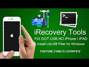 How to install LibUSB for fixing iRecovery Got USB - iBOOT Payload Sending