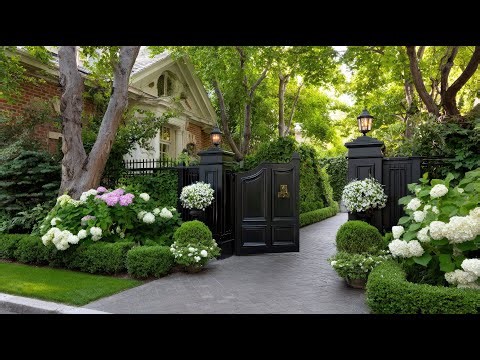 Stunning Small Front Yard Entryways | Luxury Gates, Arches & Garden Design Ideas