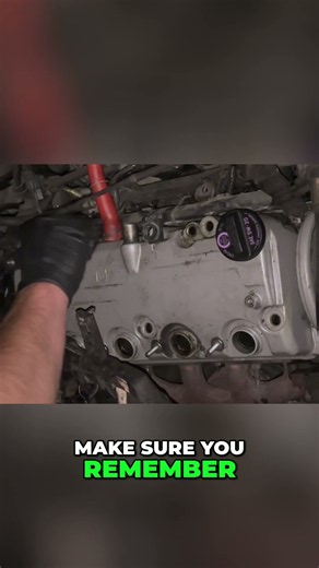 DIY Car Repair: Easy Valve Cover Replacement Guide #shorts