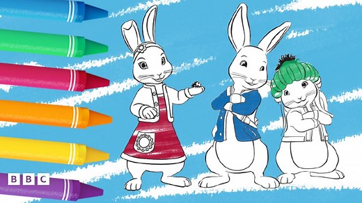 Peter Rabbit Colouring Sheets